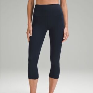 Navy Lululemon Align Leggings 21”